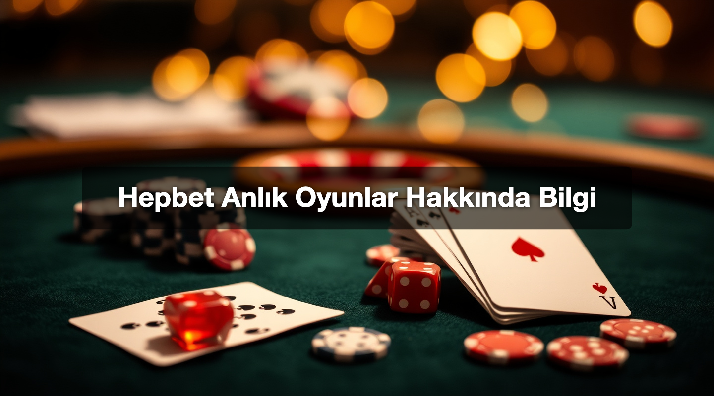 Hepbet Anlık Oyunlar Hakkında Bilgi