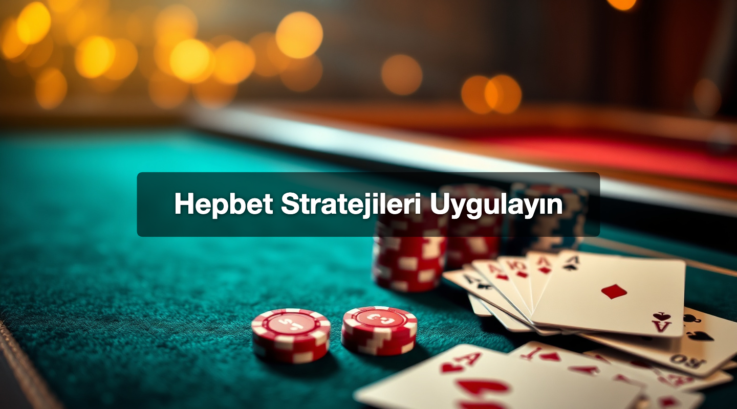 Hepbet Stratejileri Uygulayın